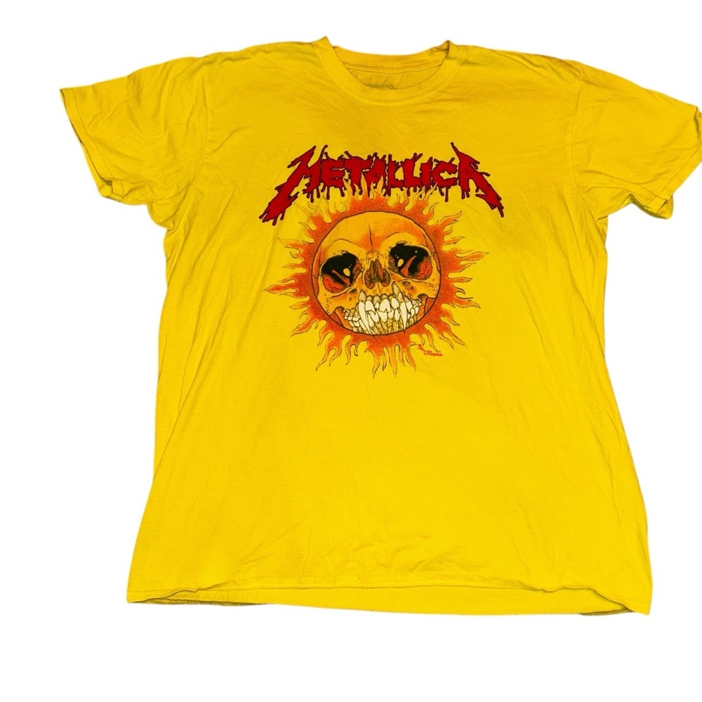 Vibrant Yellow Graphic Tee